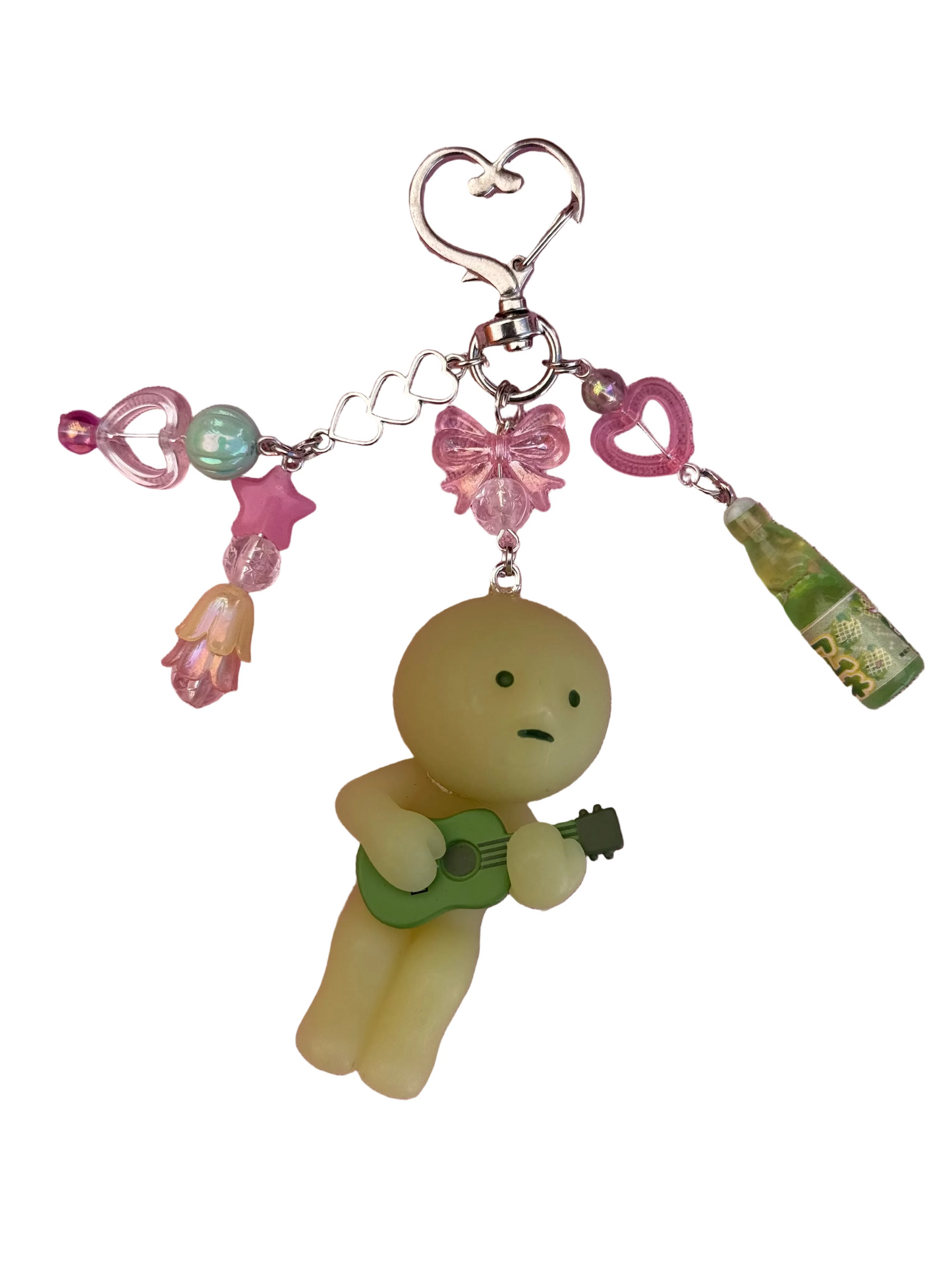 Smiski Keychain | Handmade Cute Figure Charm | Pastel Kawaii Bag Accessory