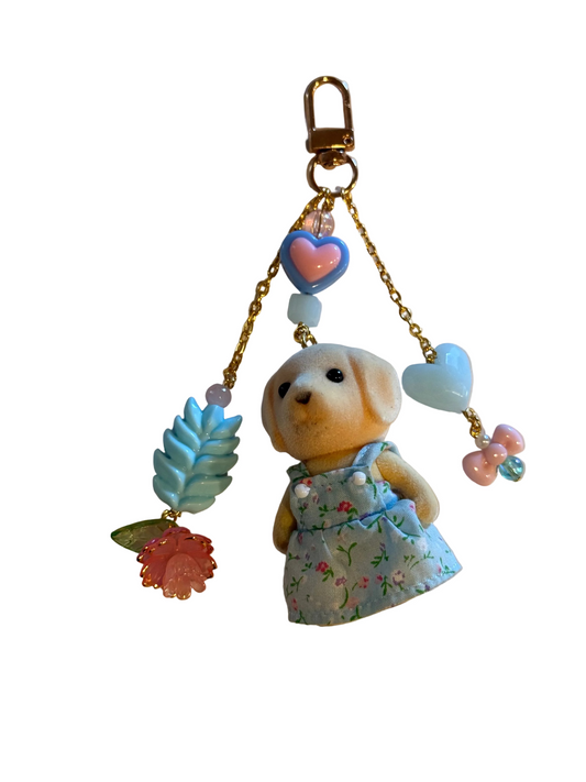 Calico critter bag charms, nostalgic