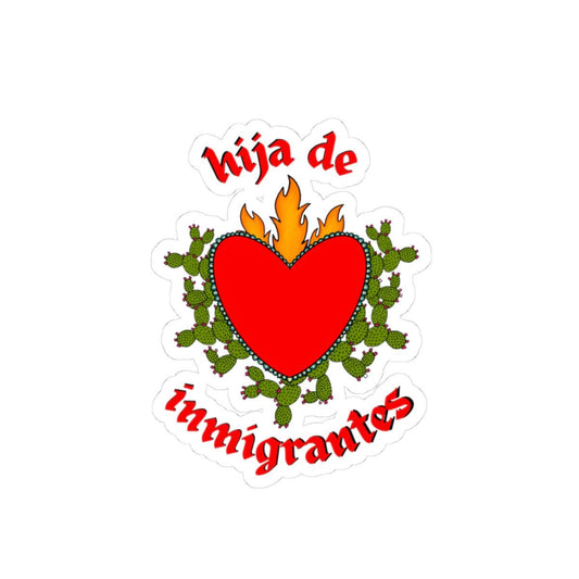 Latina pride kiss cut sticker