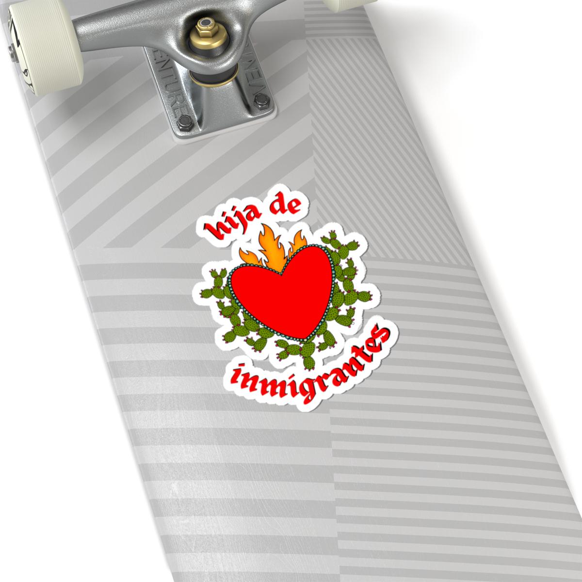 Latina pride kiss cut sticker