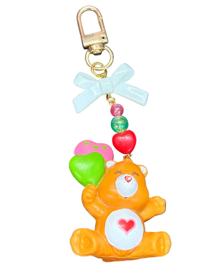 Vintage Care Bears, upcycled keychains. Care Bears from the 80’s!