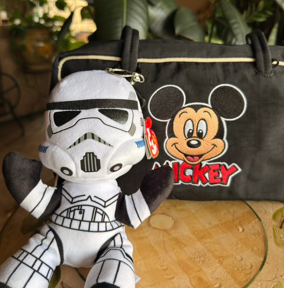 Disney plushie bag charms, park pals. Upcycled plushies