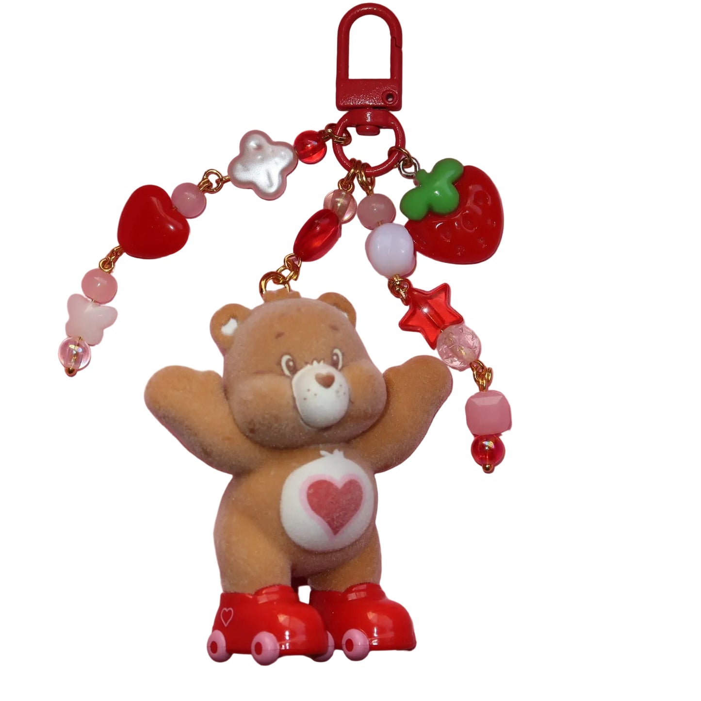 Skater Care Bears keychains
