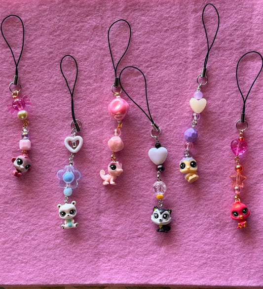 LPS Camera Charm Blind Box Series 3 – Handmade Collectible Bag & Phone Charm