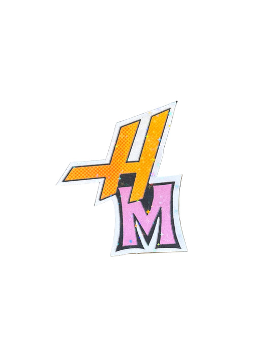Hannah Montana initial glittery sticker