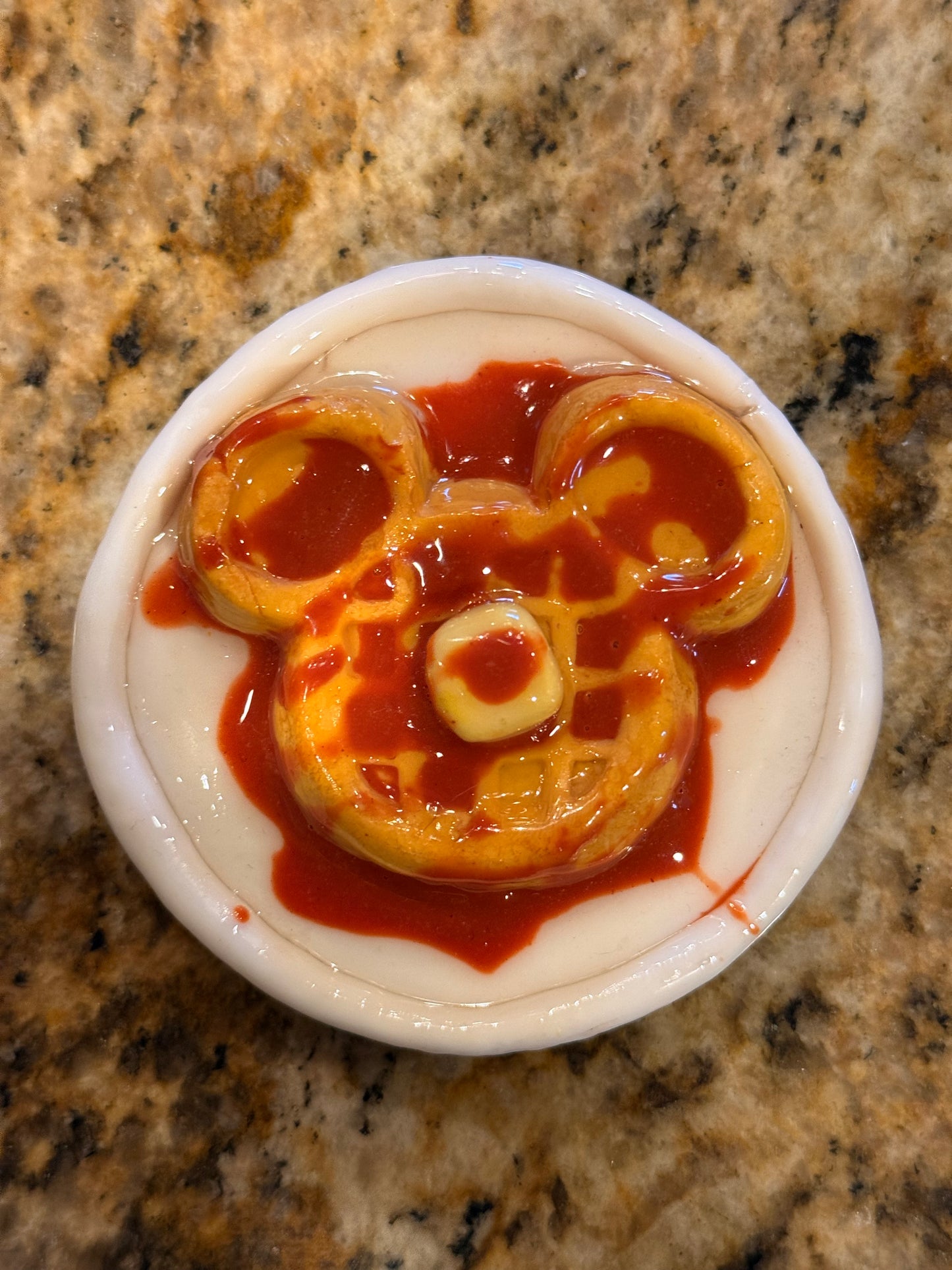 Handmade Sweet Treat Compact Mirror: Concha, Galleta, Payaso, Waffle, Pancake