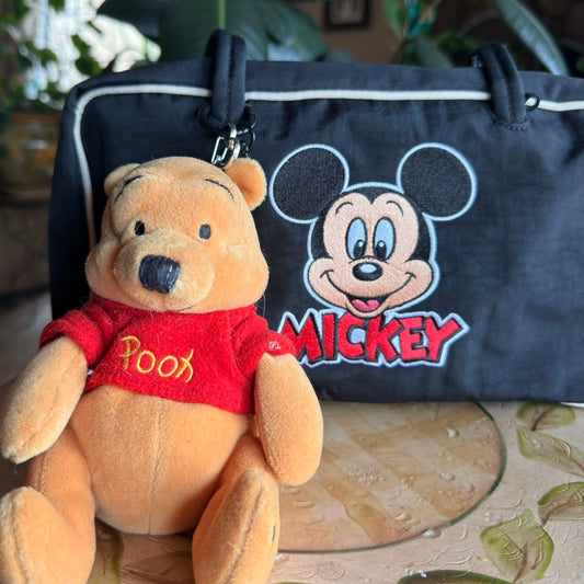Disney plushie bag charms, park pals. Upcycled plushies