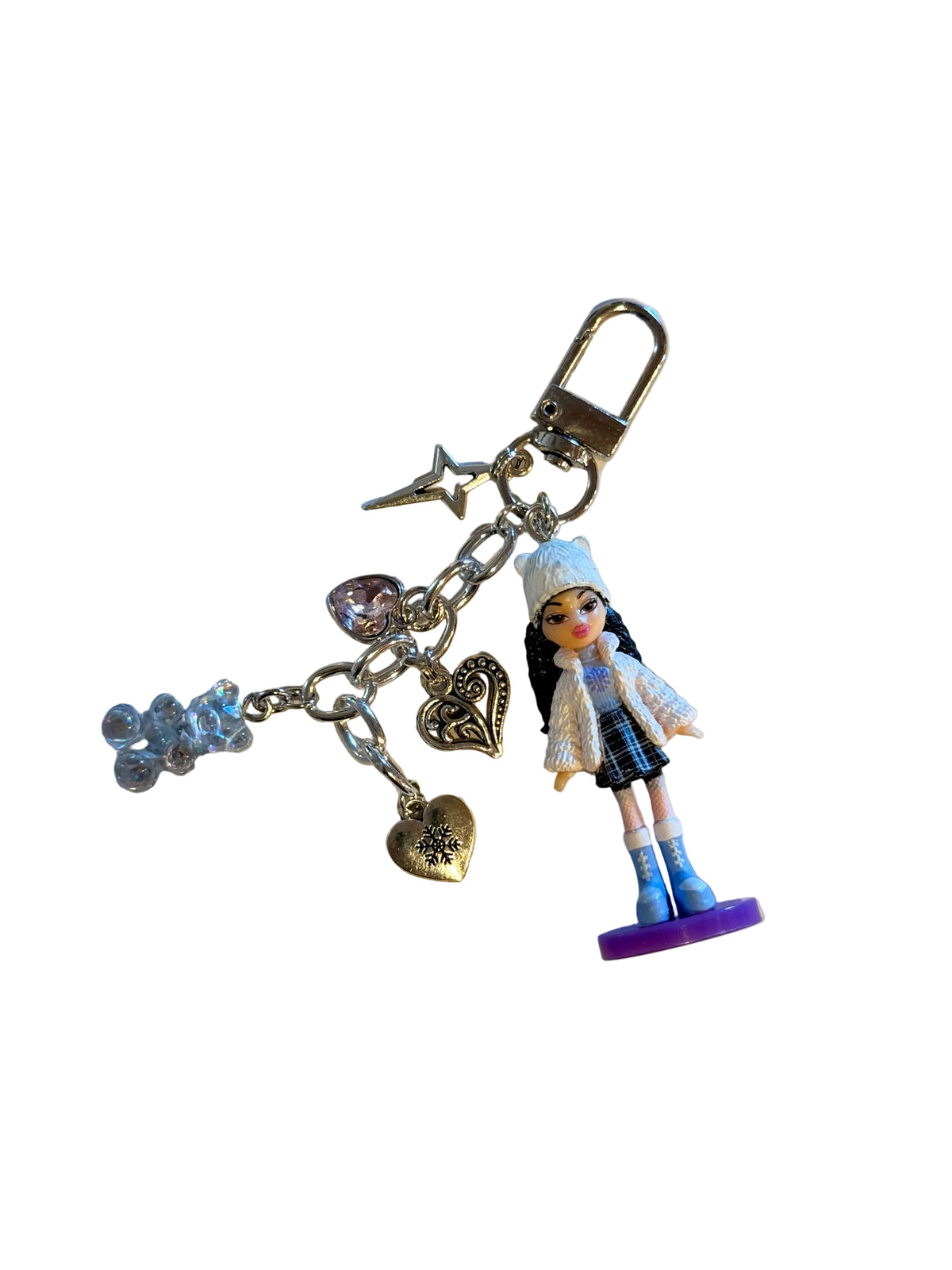 Itsy Bitsy Bratz Bag Charm – Handmade Y2K Nostalgic Mini Keychain