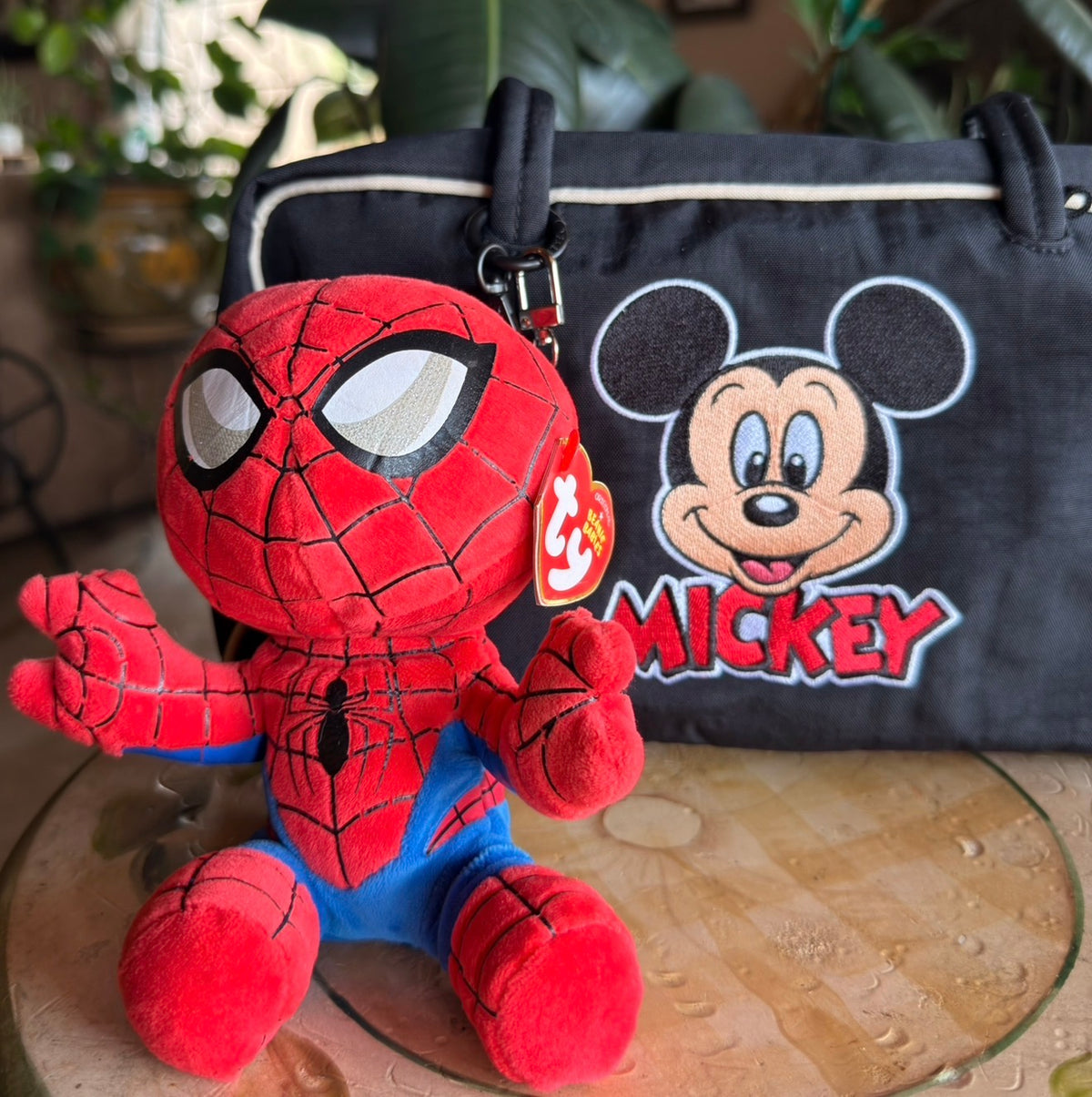 Disney plushie bag charms, park pals. Upcycled plushies