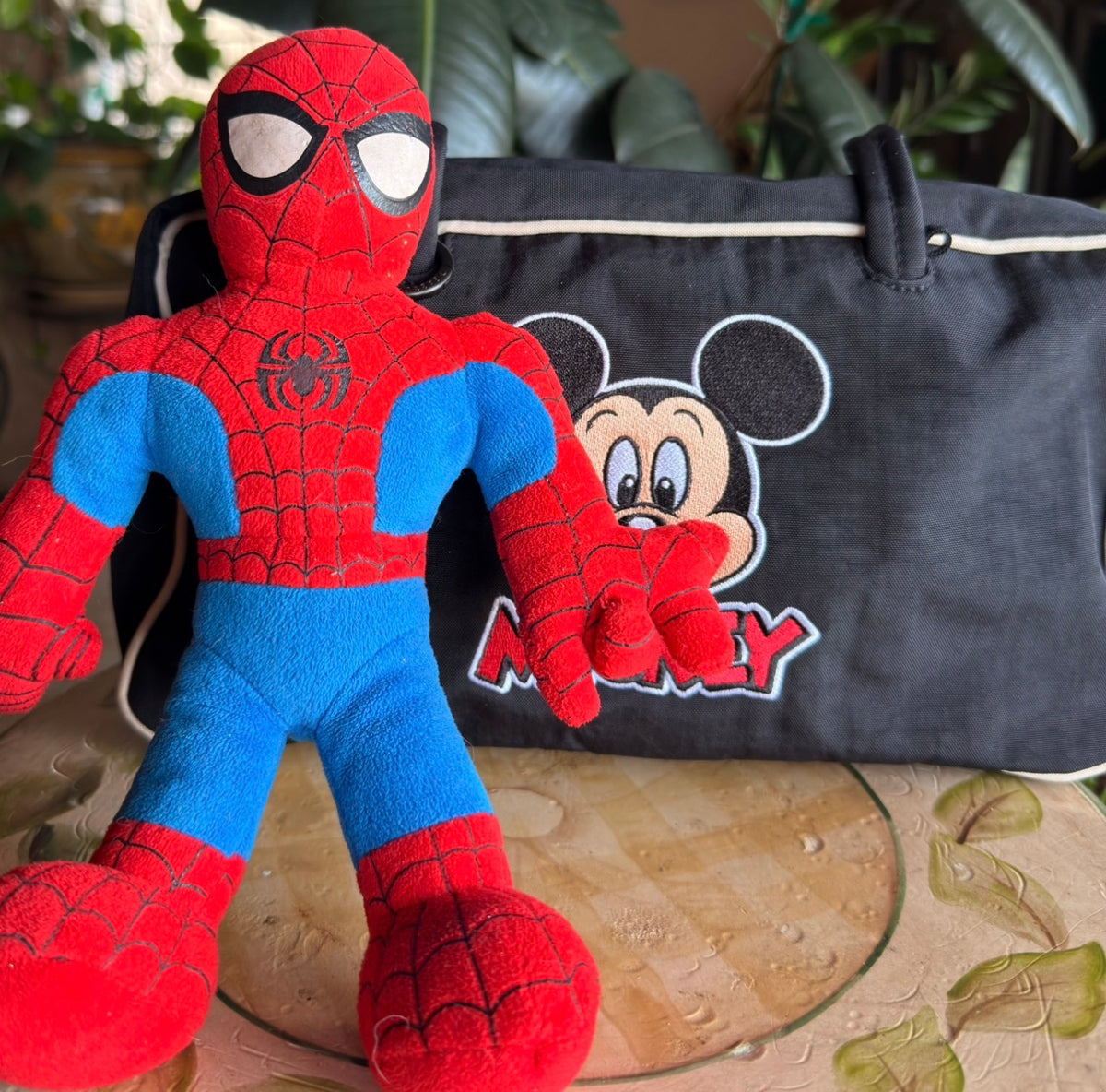 Disney plushie bag charms, park pals. Upcycled plushies