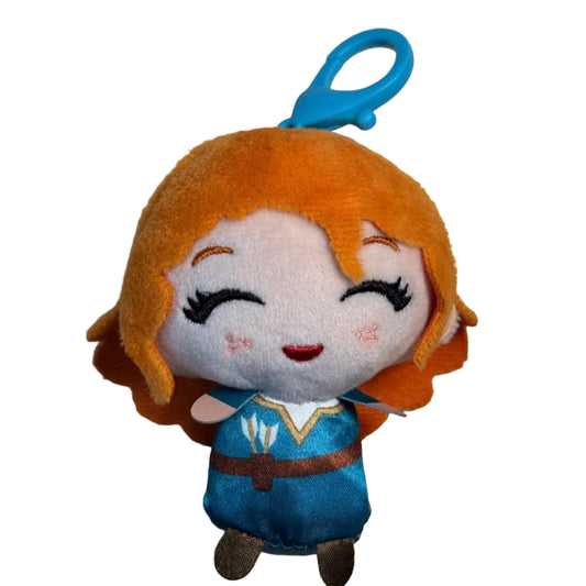 Plushie Princess Bag Charm – Handmade Kawaii Soft Doll Keychain Accessory