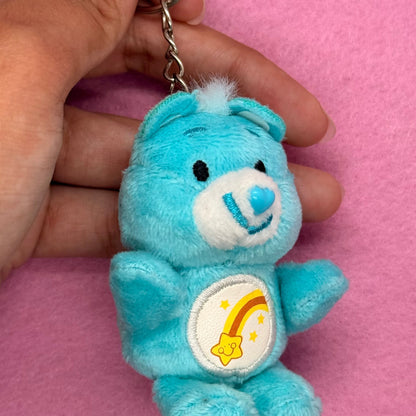 Plush care bear keychains upcycled plushies