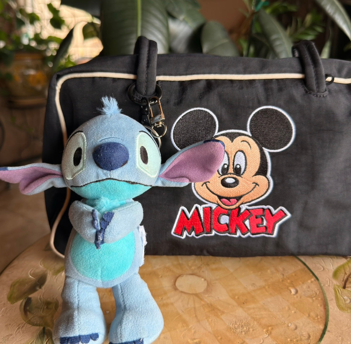 Disney plushie bag charms, park pals. Upcycled plushies