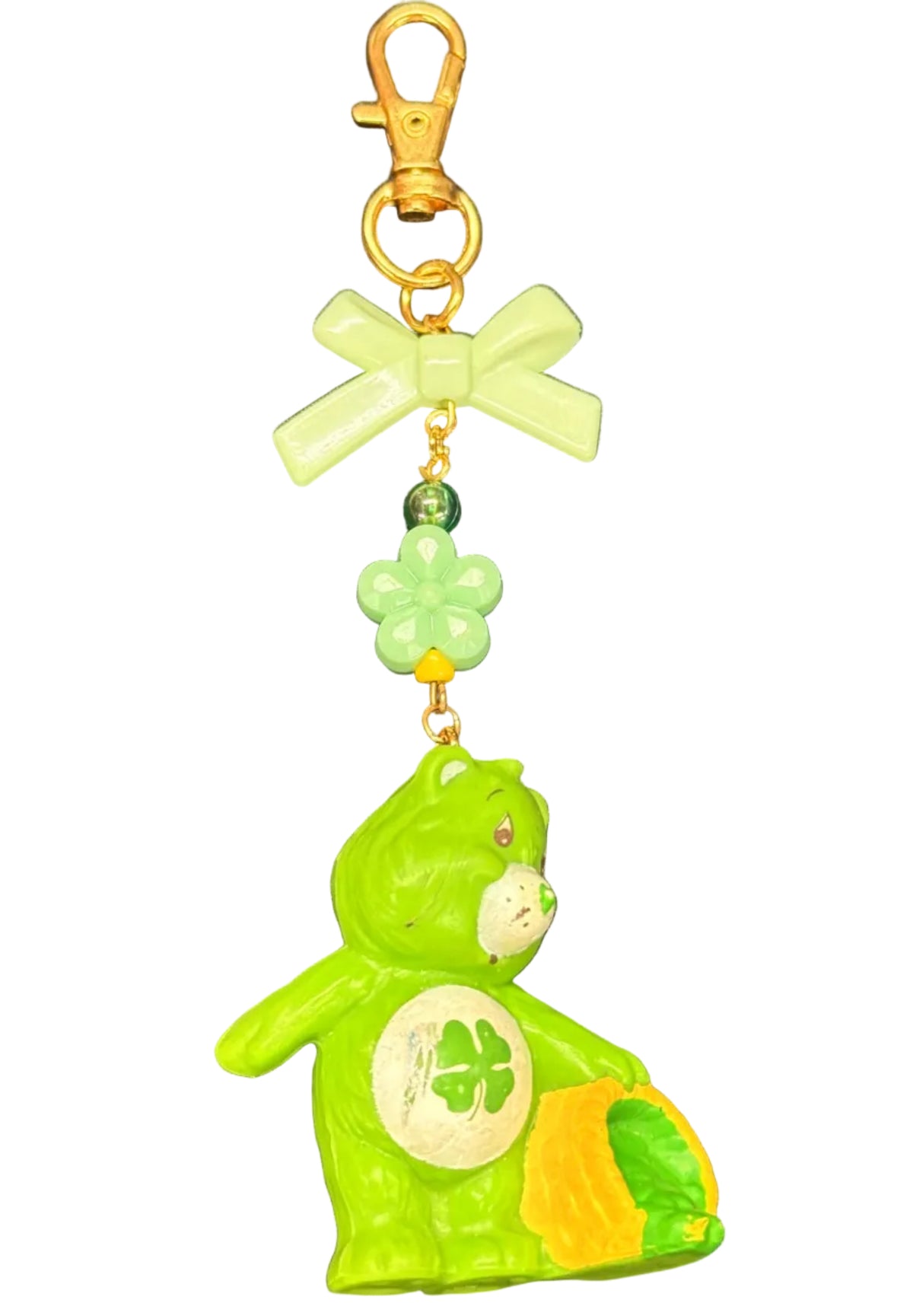 Vintage Care Bears, upcycled keychains. Care Bears from the 80’s!