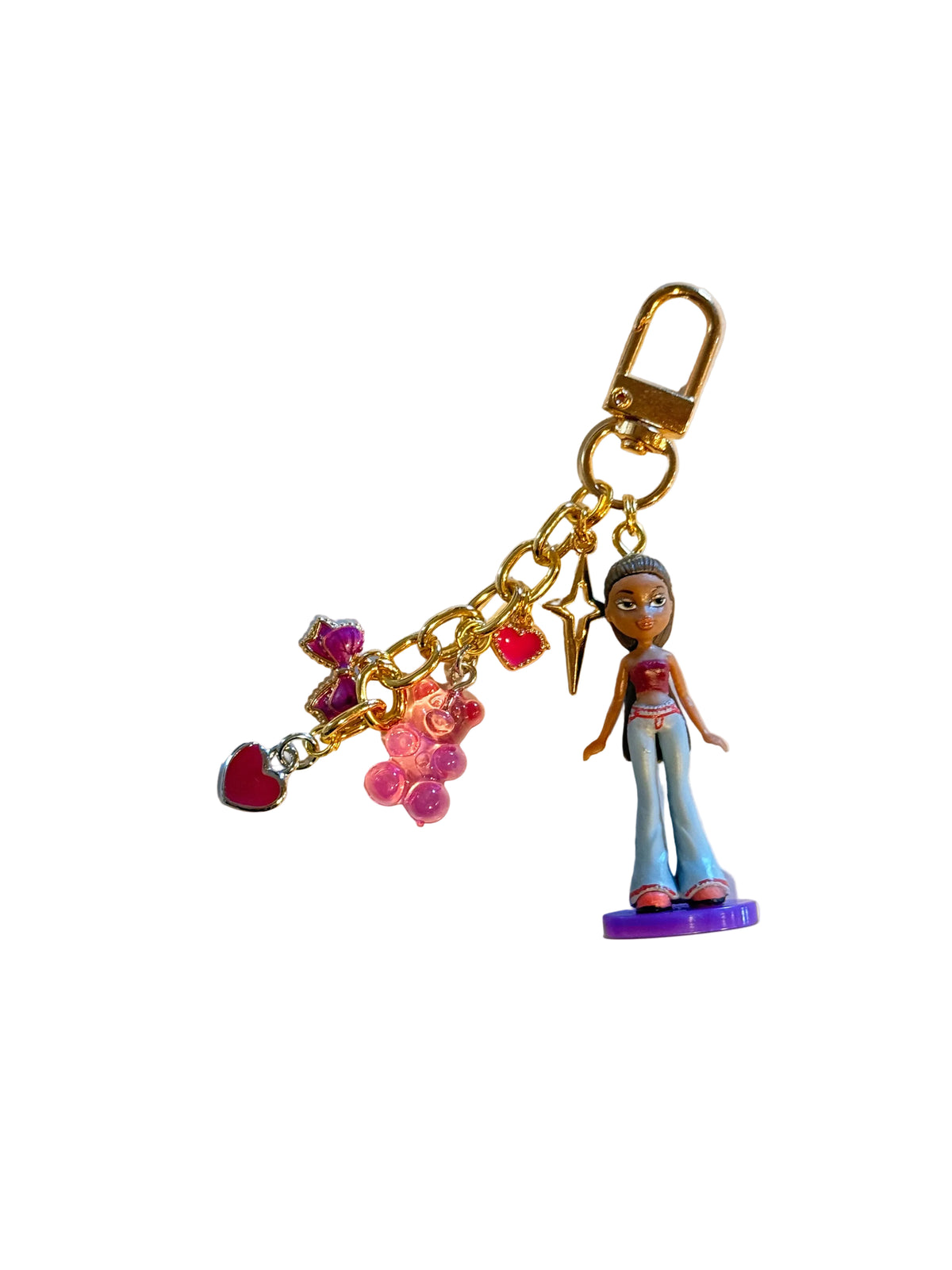 Itsy Bitsy Bratz Bag Charm – Handmade Y2K Nostalgic Mini Keychain