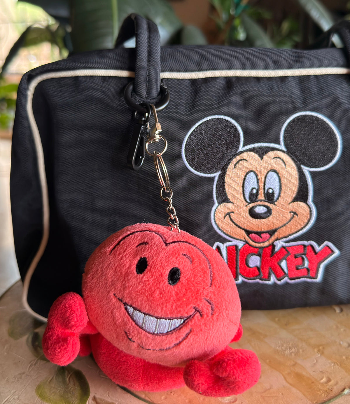 Disney plushie bag charms, park pals. Upcycled plushies