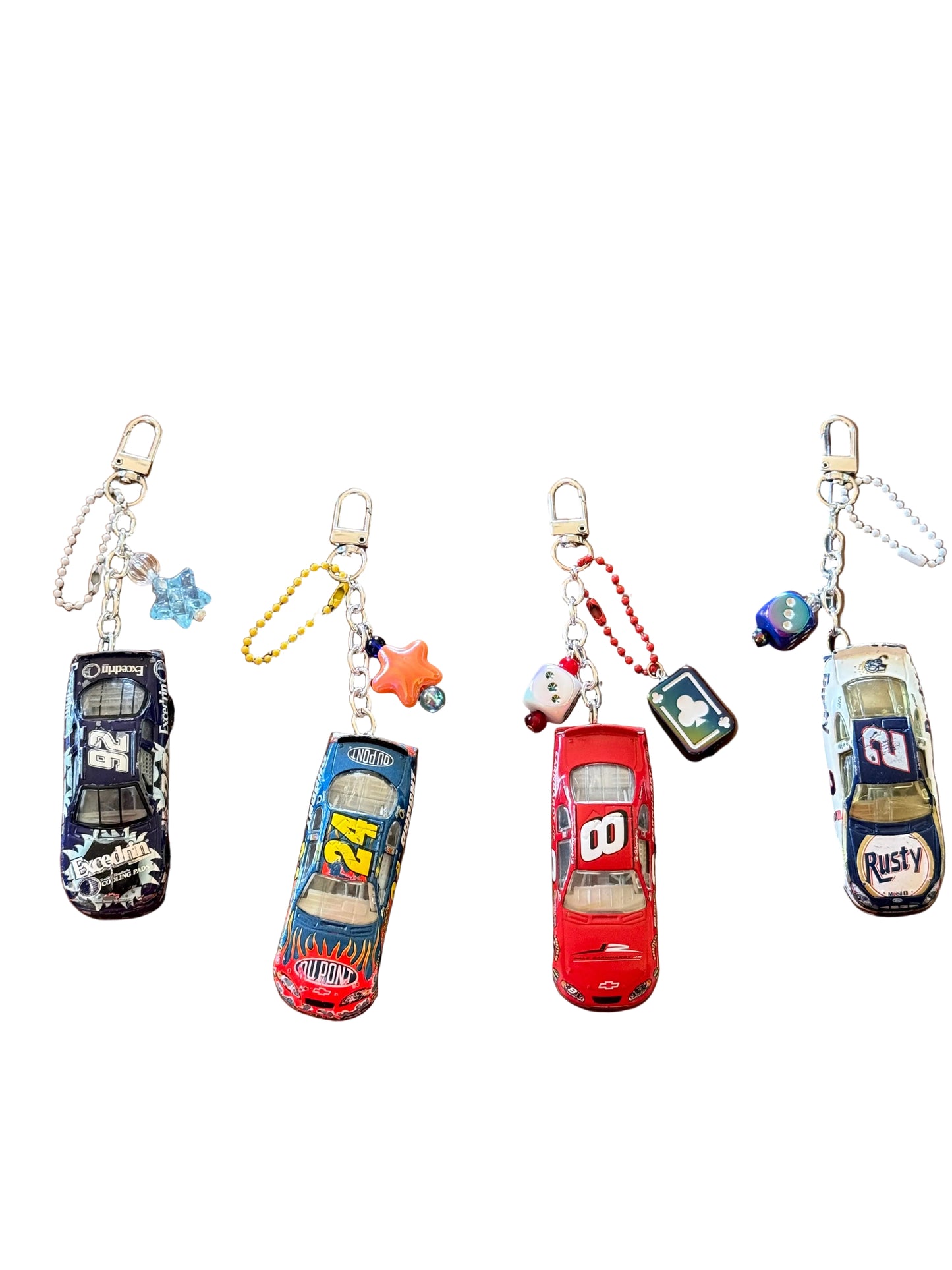 Race car keychains (vintage nascar die casts)🏁