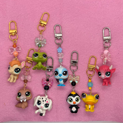 Mini LPS dainty keychains/bag charms