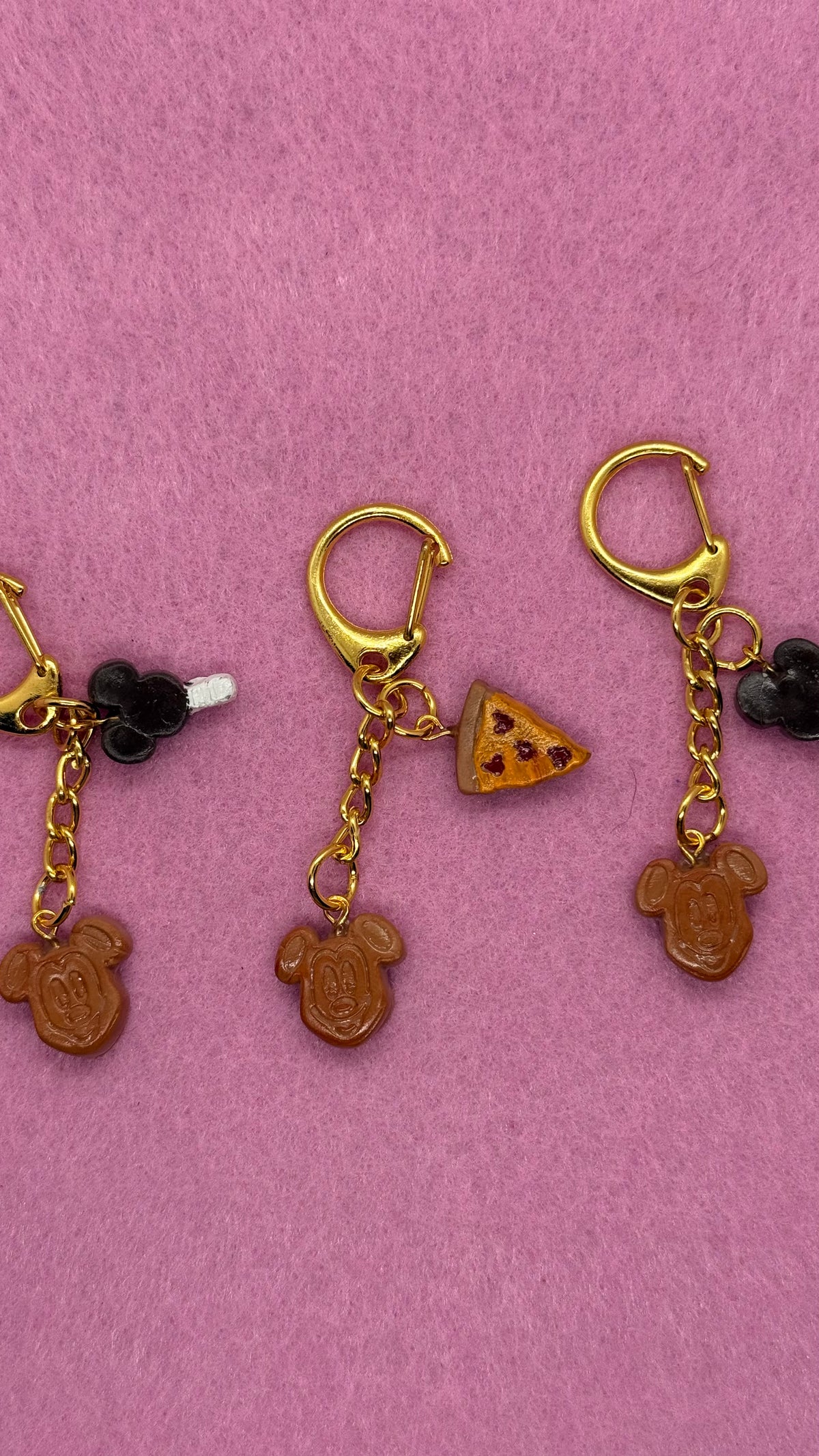 Disney foodie snack keychains. Handmade 💕