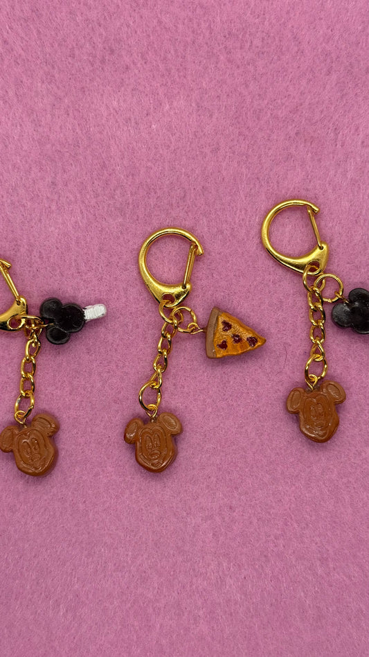 Disney foodie snack keychains. Handmade 💕