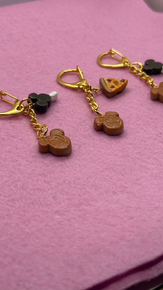Disney foodie snack keychains. Handmade 💕
