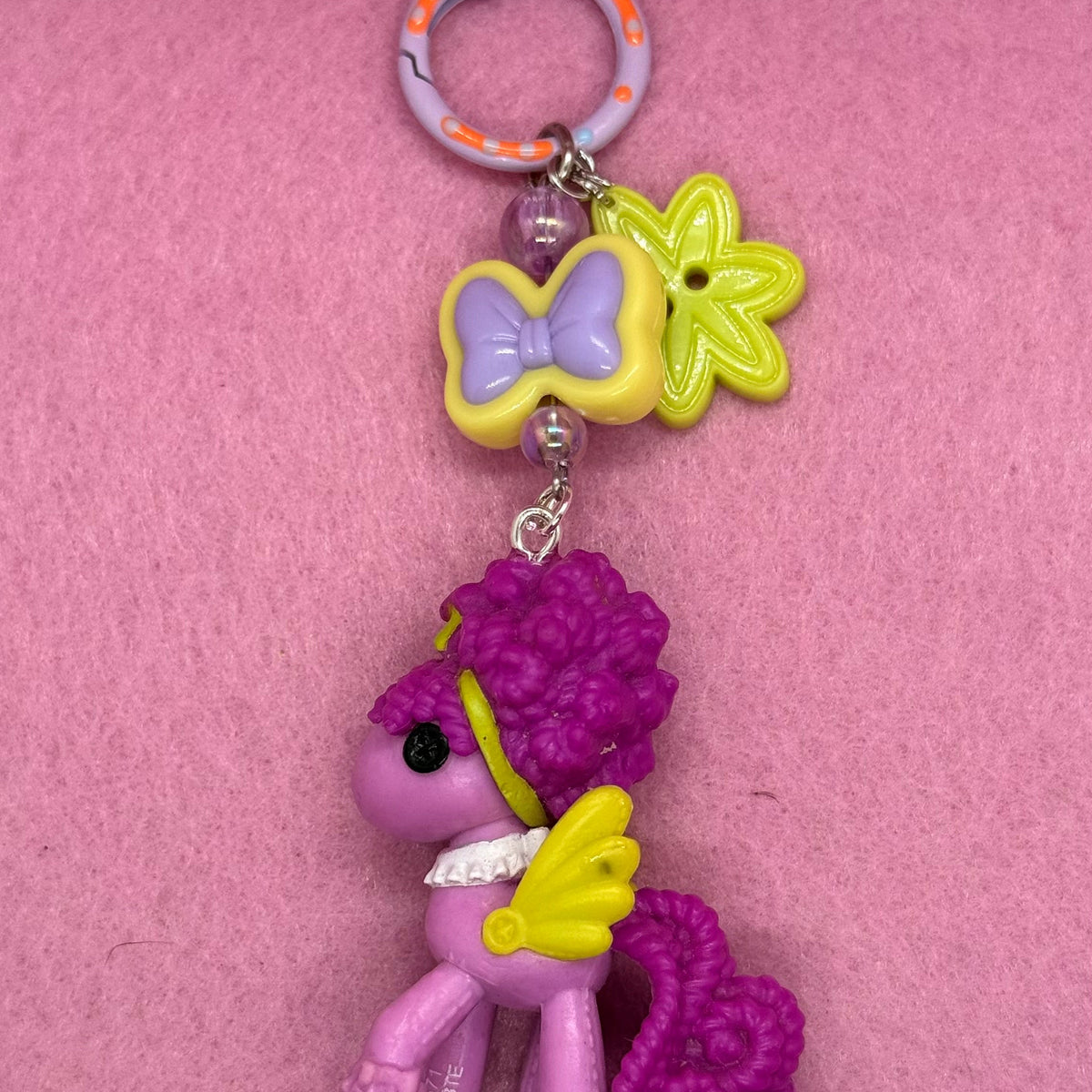 Lalaloopsy ponies keychains|bag charms nostalgic upcycled toys