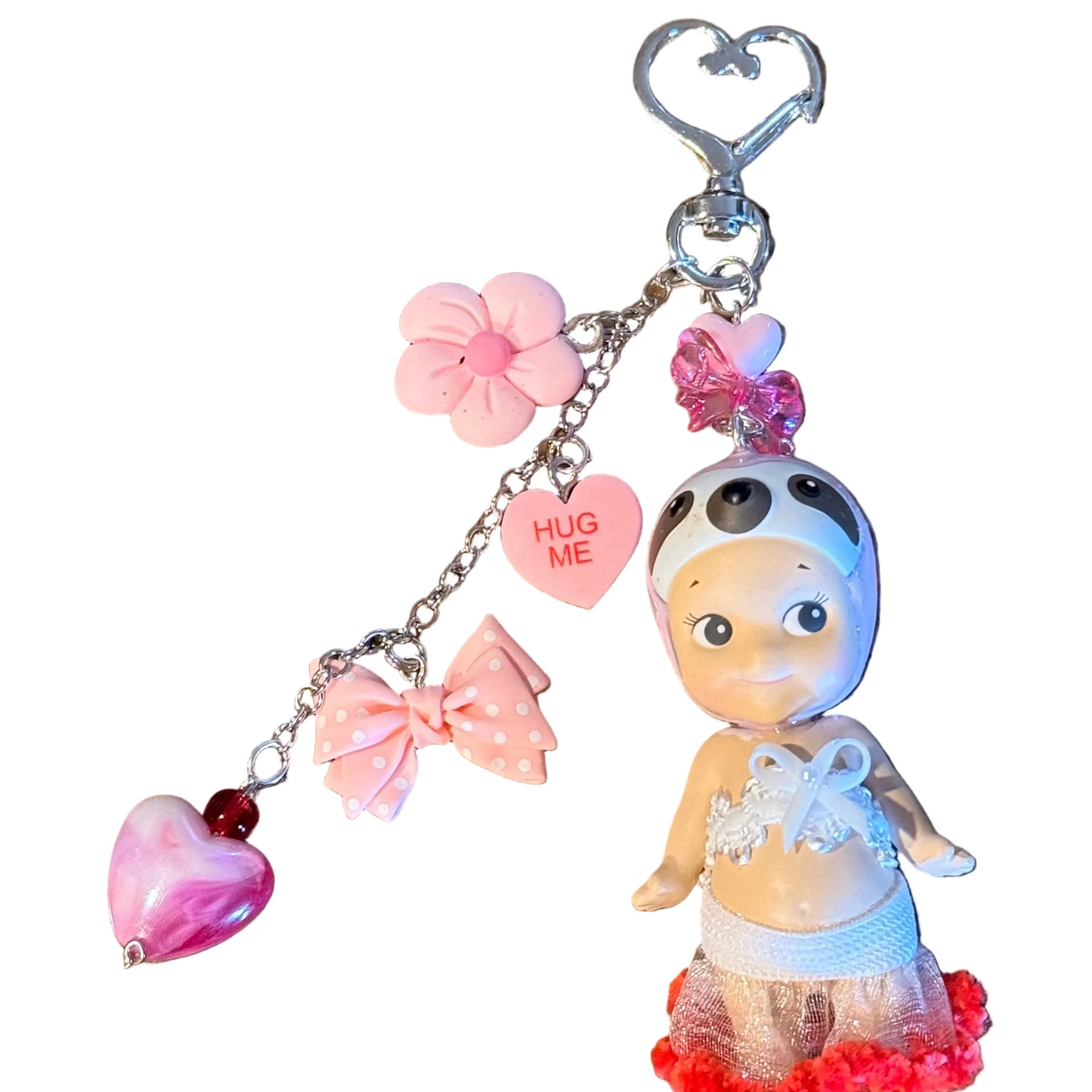 Customized Sonny Angel bag charms, hand painted and decorated