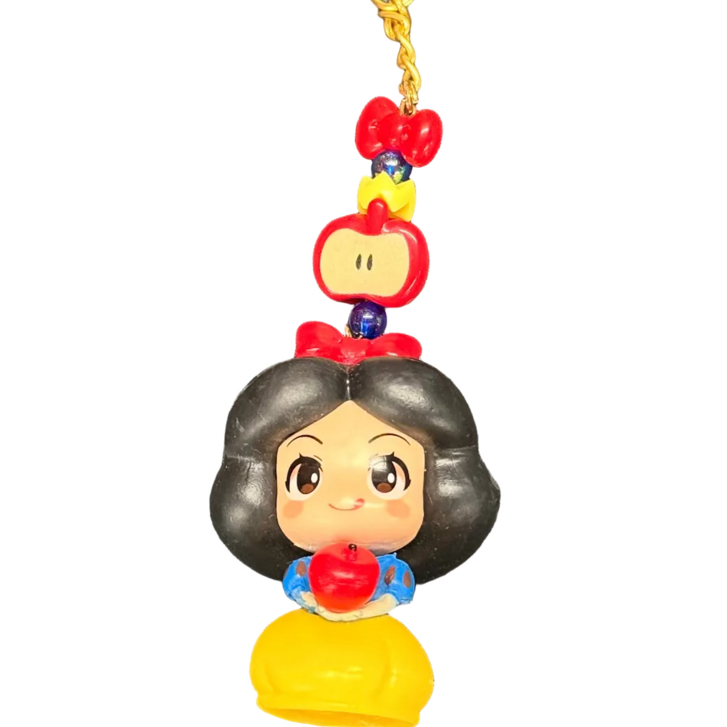 Fairytale Princess Doll Keychain – Handmade Disney-Inspired Bag Charm