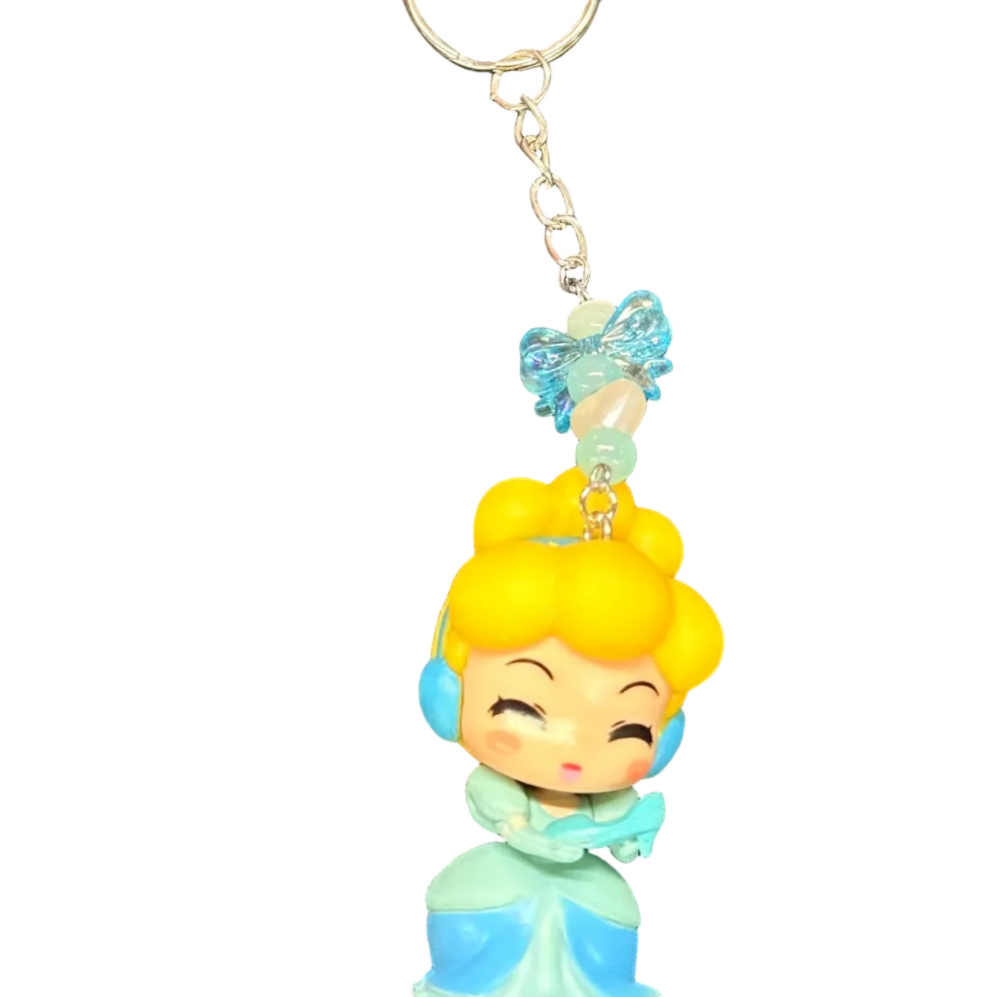Fairytale Princess Doll Keychain – Handmade Disney-Inspired Bag Charm