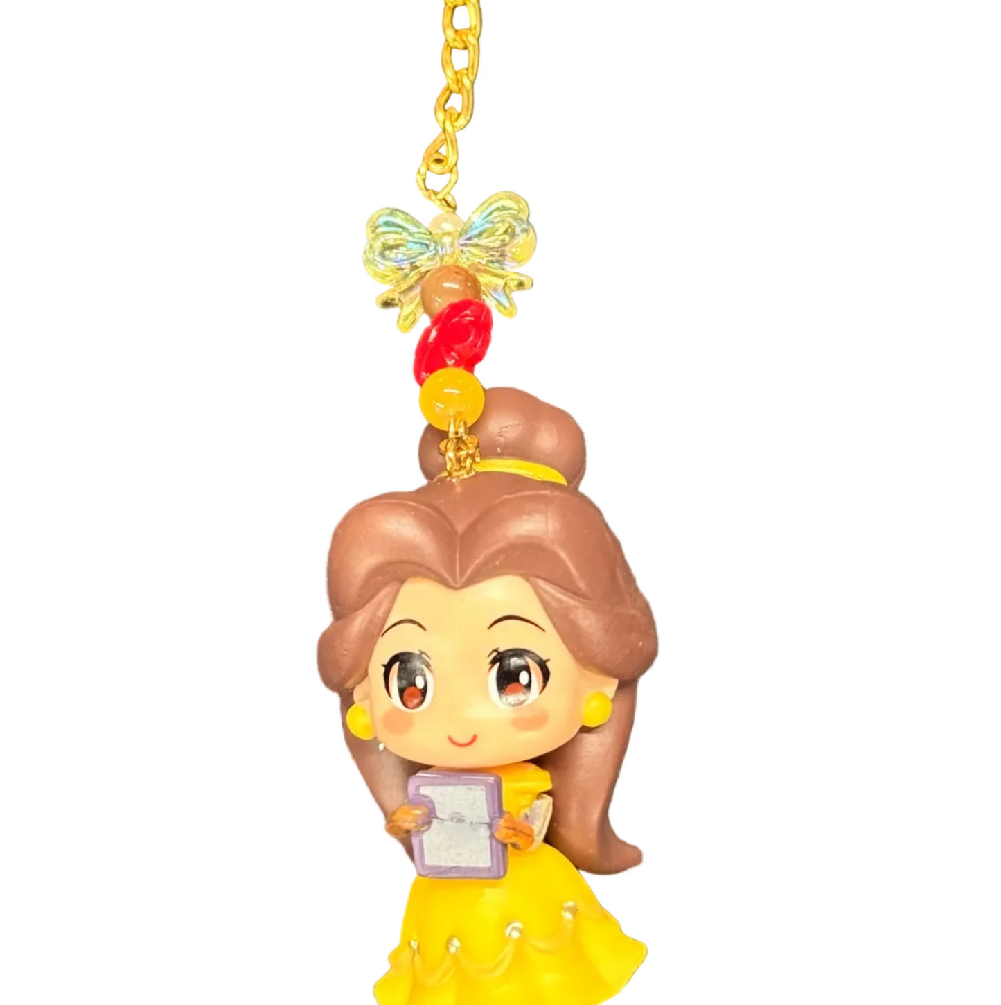 Fairytale Princess Doll Keychain – Handmade Disney-Inspired Bag Charm