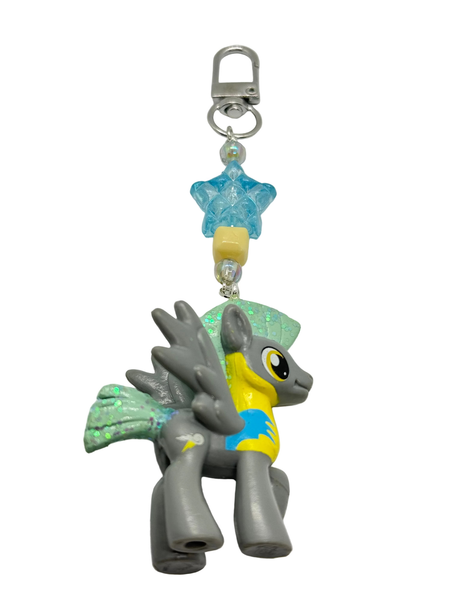 Male Pony Character Keychains – Nostalgic 2000s Cartoon Bag Charm (7 Styles Available)