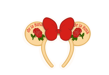 Mexicana Mouse Ears Sticker Sheet | Hispanic Culture Stickers | Cute Latina Stickers | Mexican Inspired Planner Stickers | Hand Drawn 2 Inch Stickers