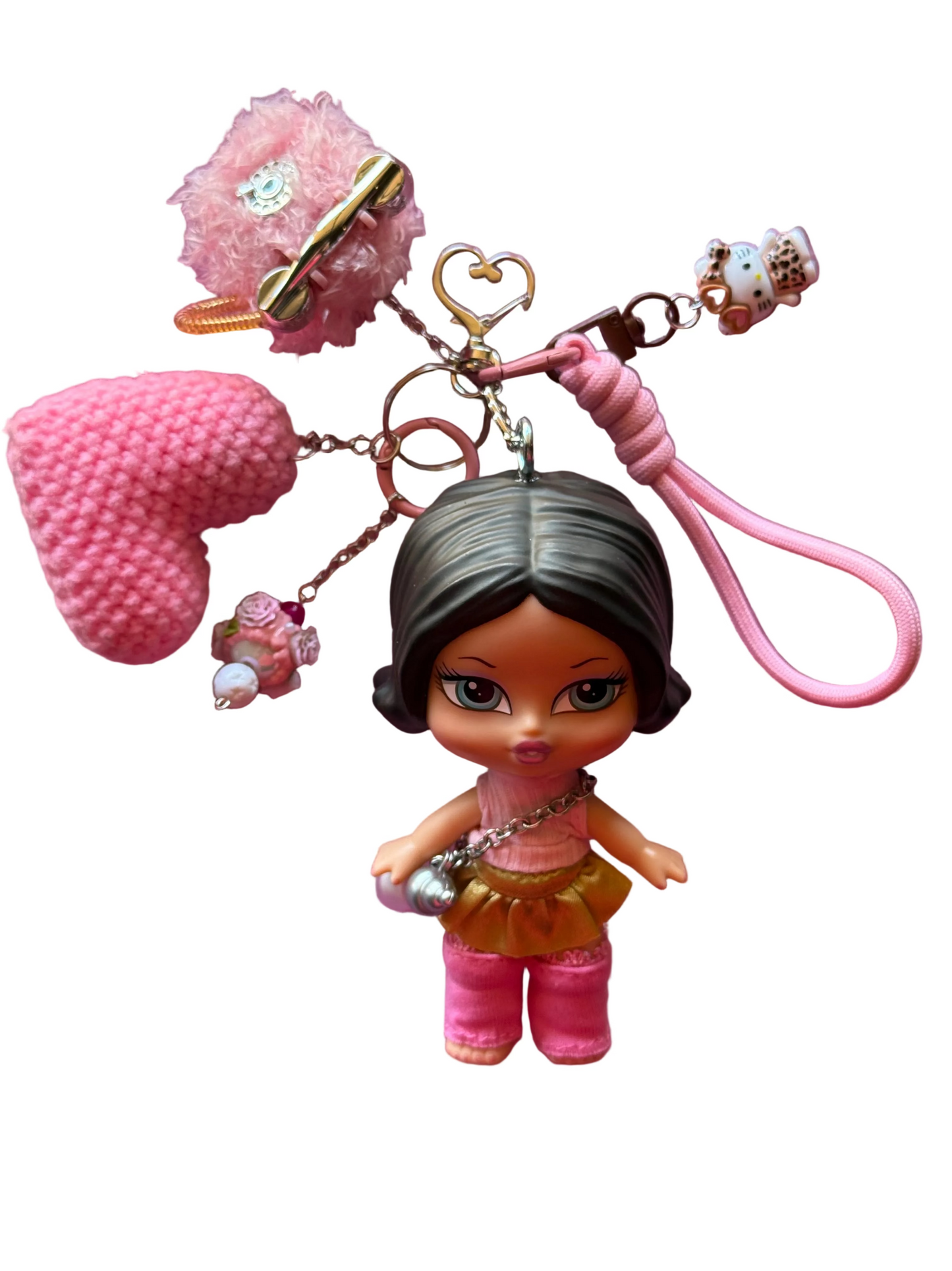 Bratz babyz Keychain: Y2K Nostalgia Bag Charm - Handmade Keyring