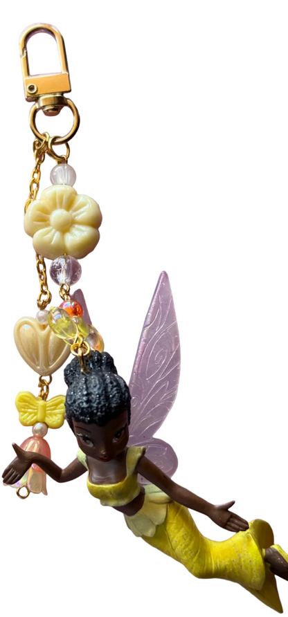 Pixie hollow inspired bag charms- nostalgic bag charm fairies-