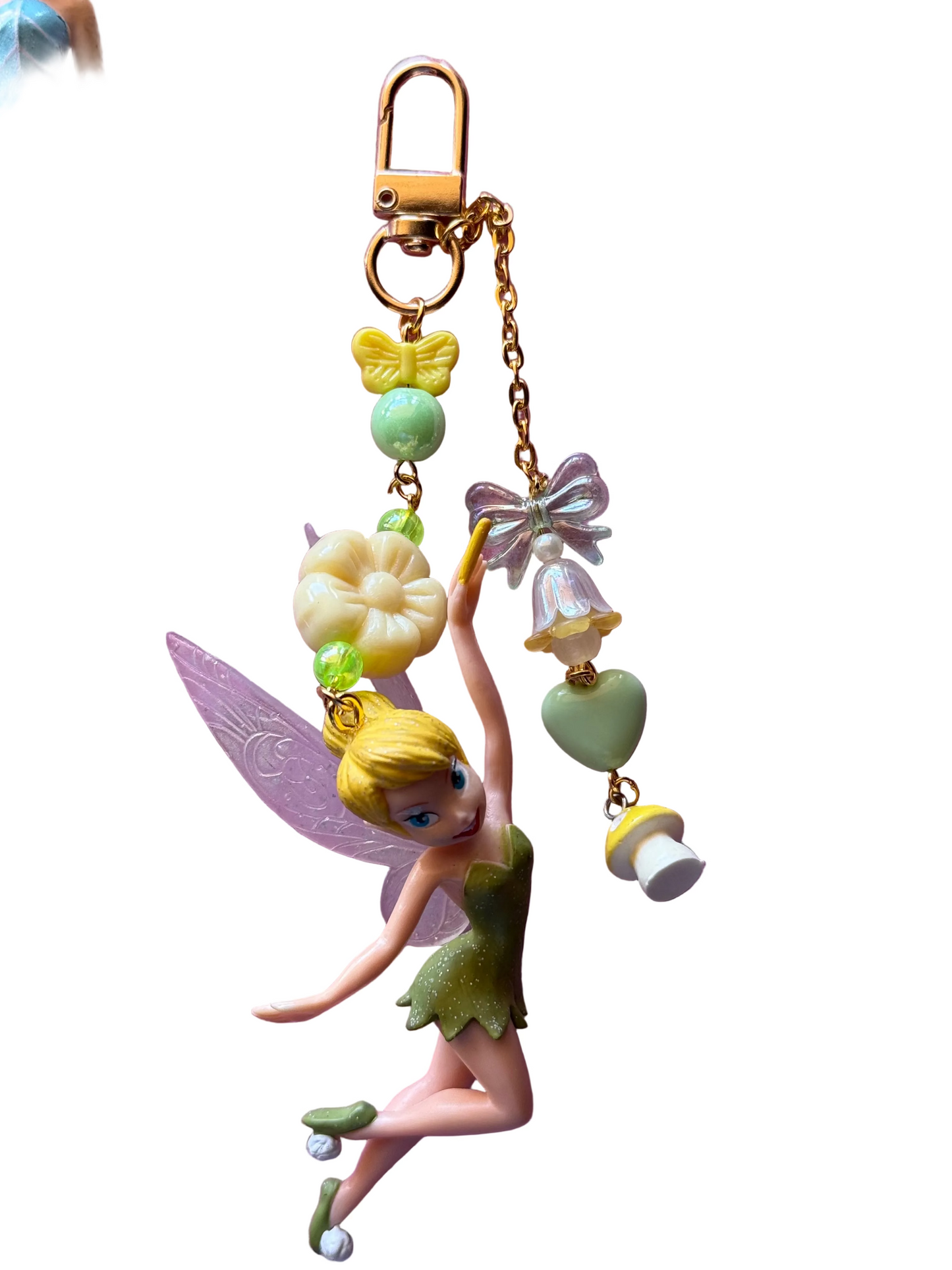 Pixie hollow inspired bag charms- nostalgic bag charm fairies-