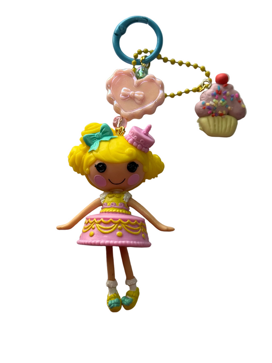 Lala doll keychains, vintage lalaloopsy