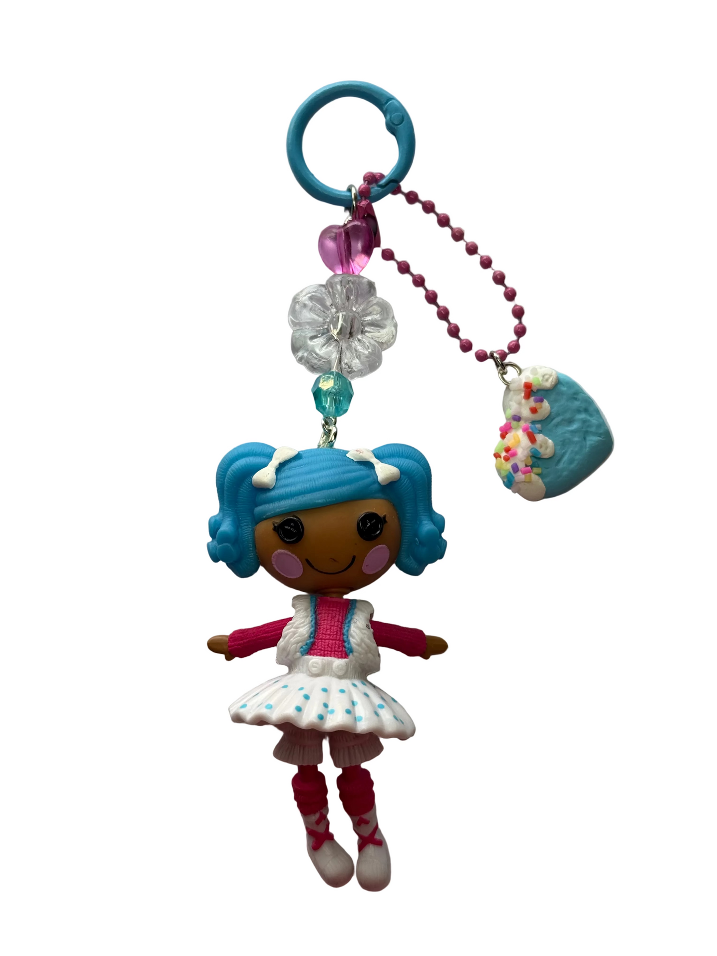Lala doll keychains, vintage lalaloopsy