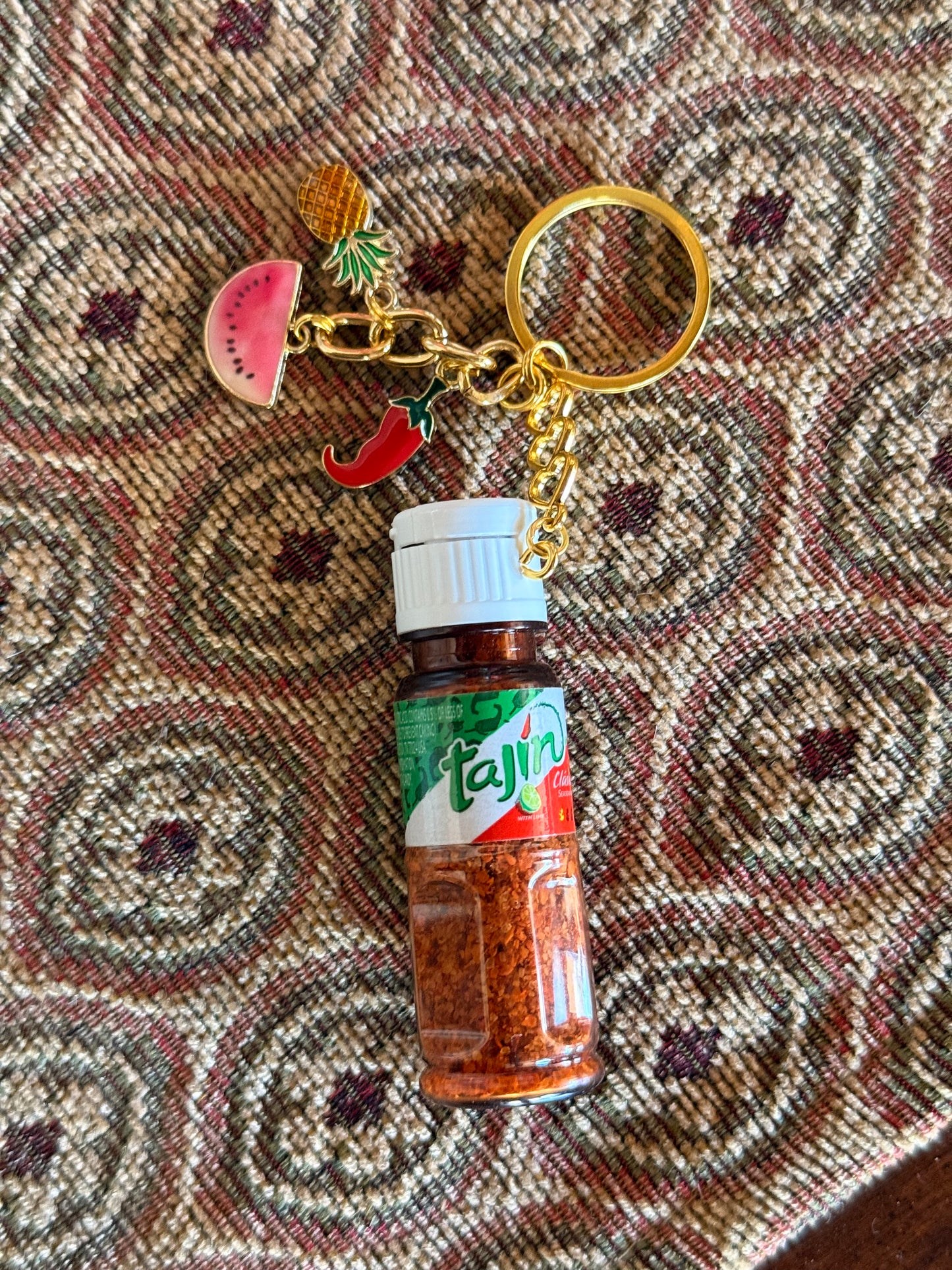 Tajin on the go bag charm keychain 🌶️✨