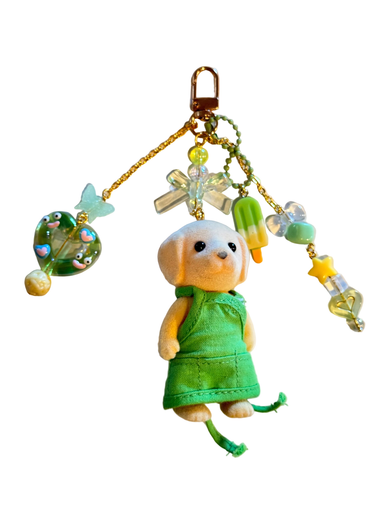 Calico critter bag charms, nostalgic