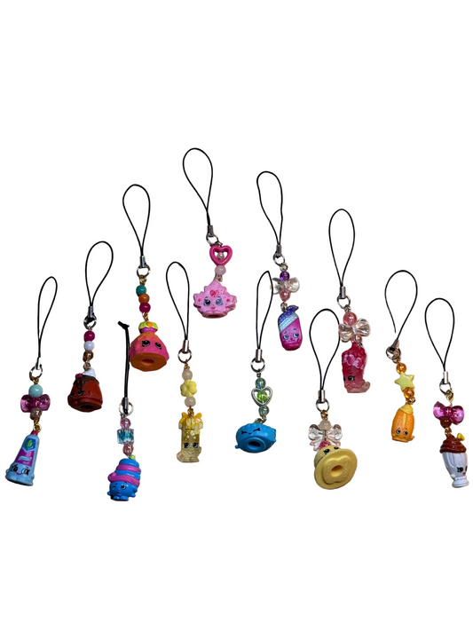 Shopkins Phone Strap Blind Box – Surprise Collectible Bag Charm Accessory