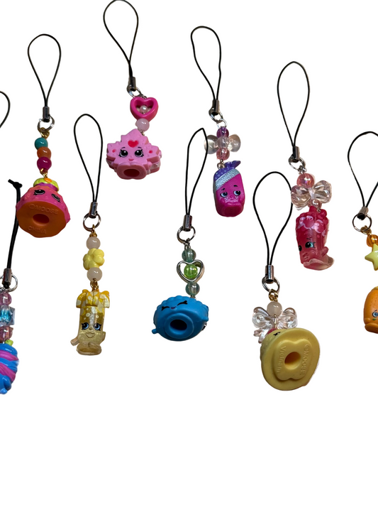 Shopkins Phone Strap Blind Box – Surprise Collectible Bag Charm Accessory