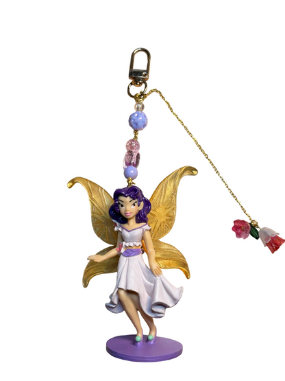 Pixie Hollow Fairy Bag Charm – Nostalgic Disney-Inspired Handmade Keychain