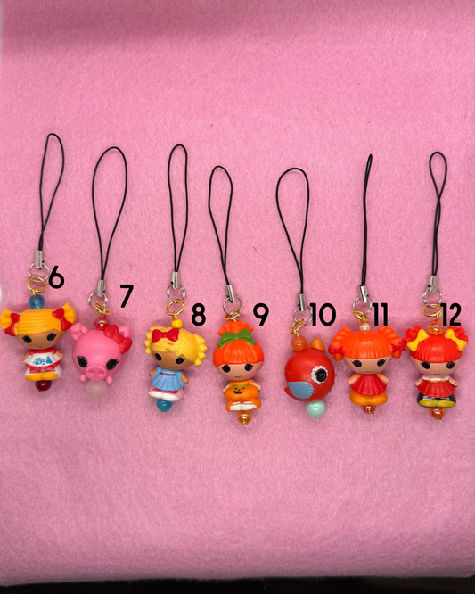 Lalaloopsy minis phone charms| keychains