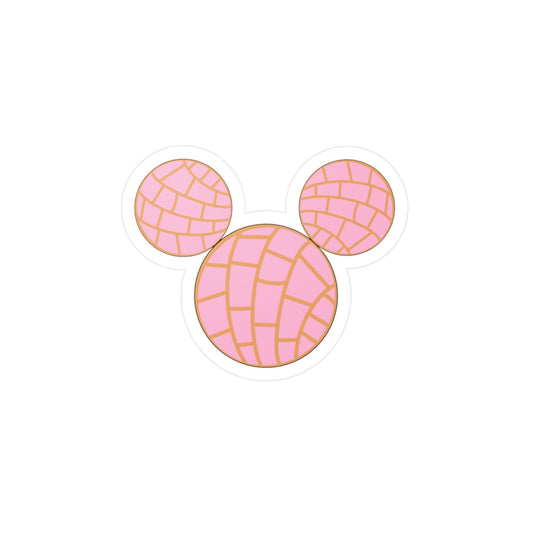 Cute Mouse Concha Kiss-Cut Vinyl Decals for Kids, Home Decor, Car Stickers, Party Favors, Gift Wrap, Kids' Room Decoration