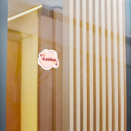 Latina Floral Vinyl Decal: Hispanic Heritage Month Gift
