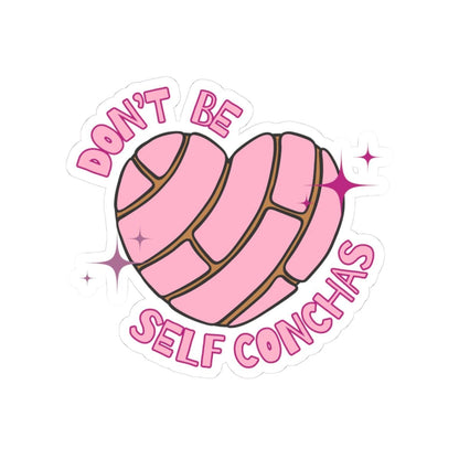 Heart Concha Sticker: Self Love Affirmation, Laptop Decor