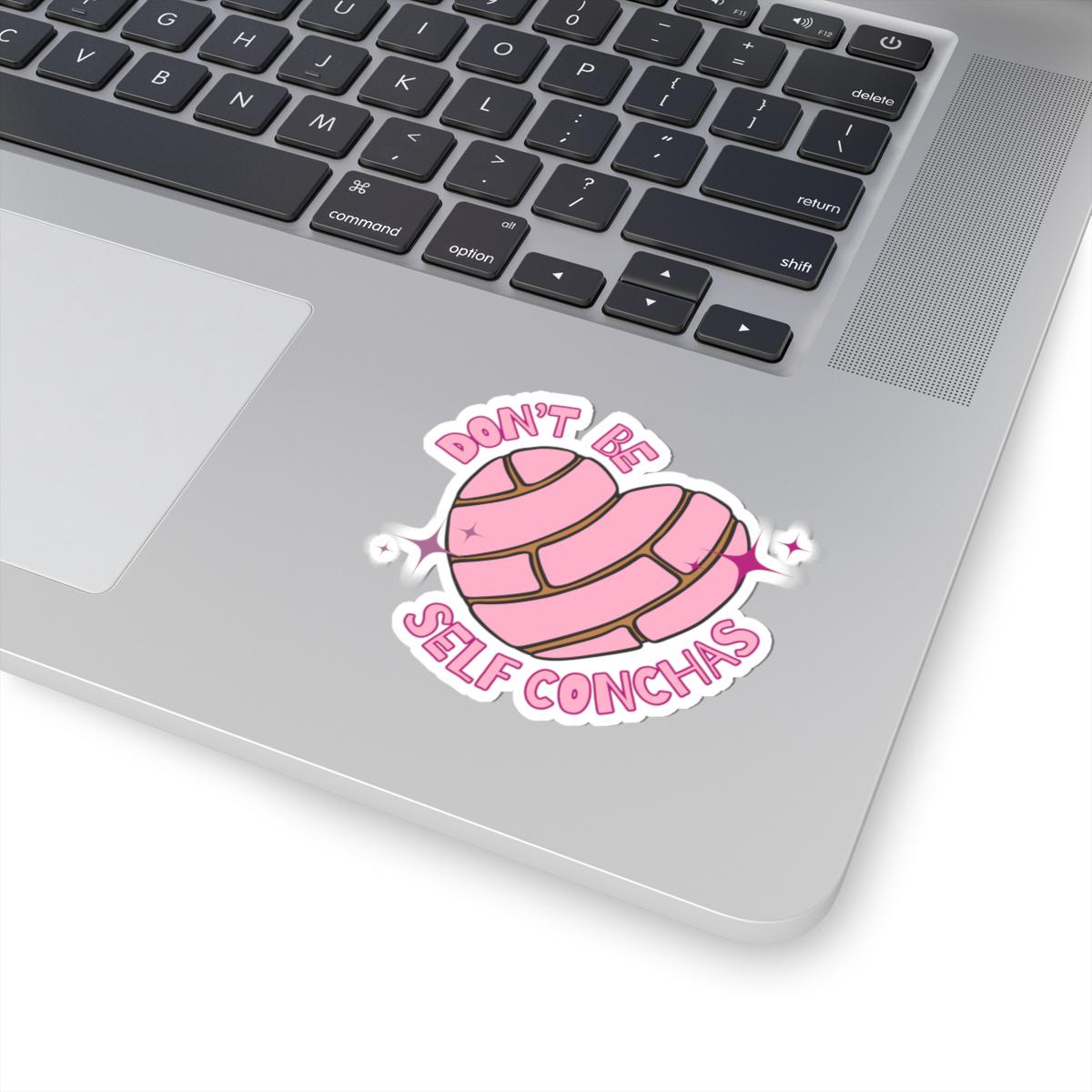 Heart Concha Sticker: Self Love Affirmation, Laptop Decor