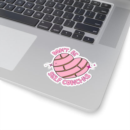 Heart Concha Sticker: Self Love Affirmation, Laptop Decor
