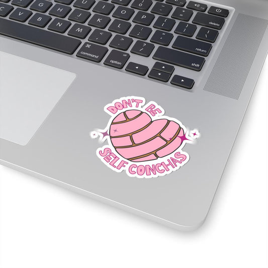 Heart Concha Sticker: Self Love Affirmation, Laptop Decor