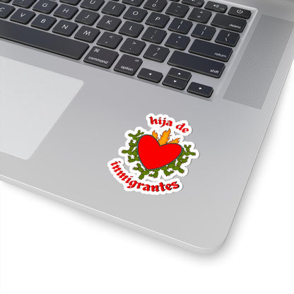 Latina pride kiss cut sticker